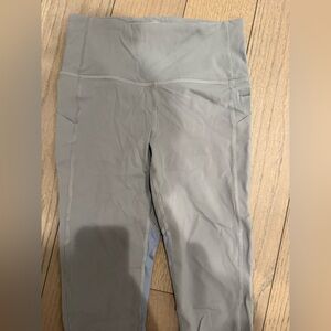 Lululemon Gray/blueish High-Waisted Leggings size 4